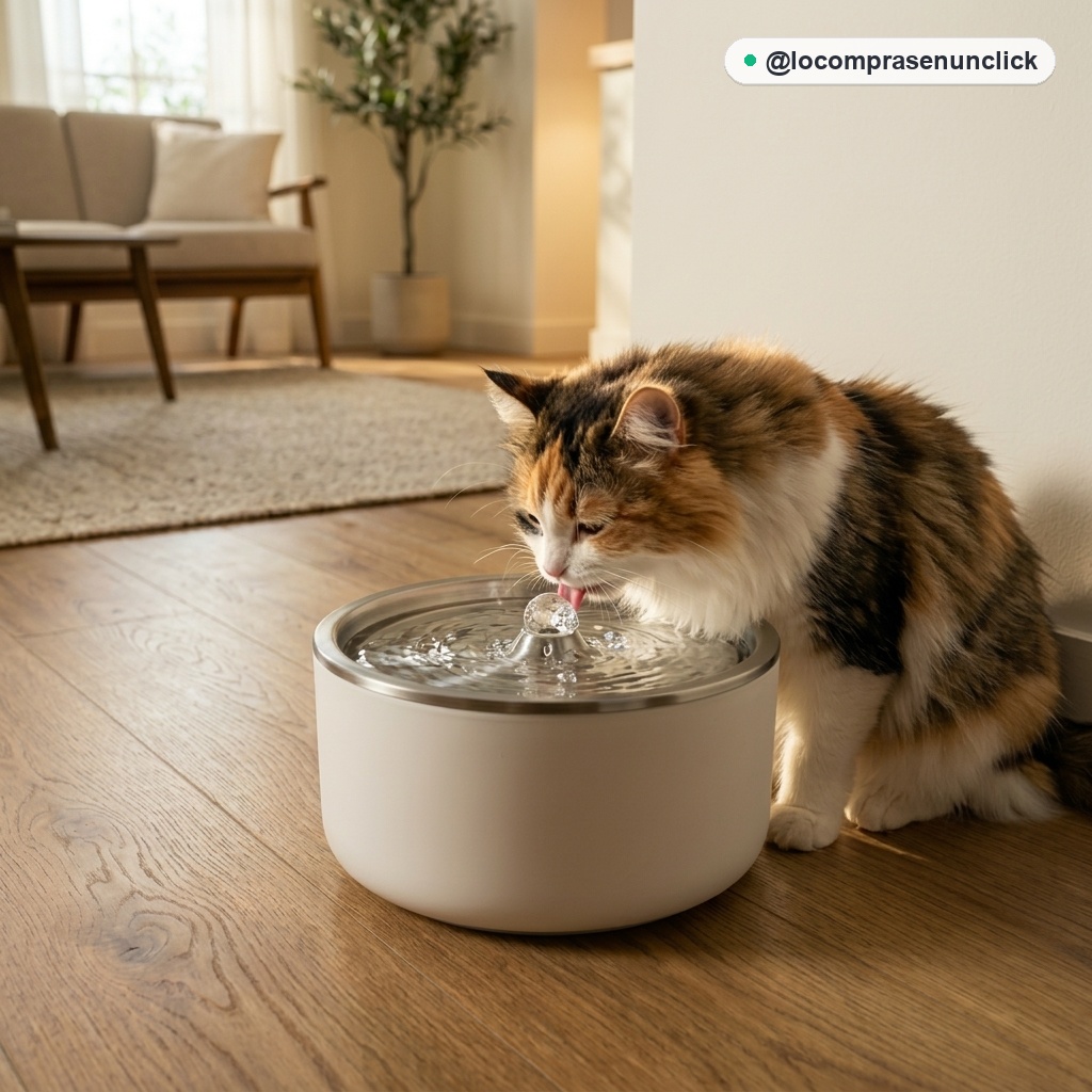C3: Agua Corriente y Fresca para Salud Renal Felina