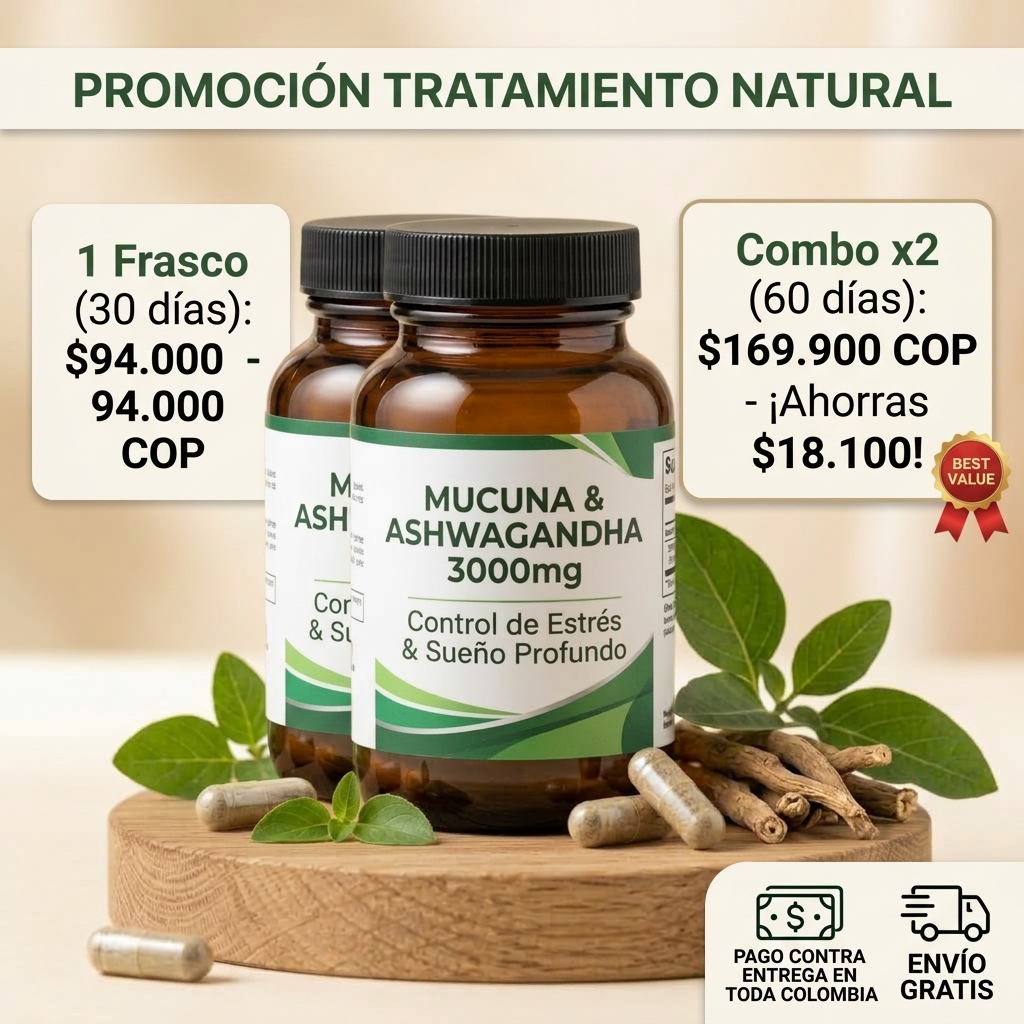 C4: Promoción Tratamiento Natural y Combos - Mucuna & Ashwagandha