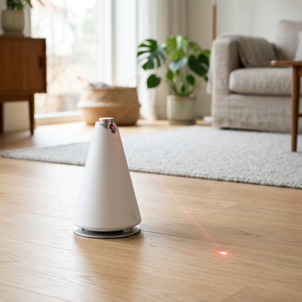 Juguete Láser Automático Giratorio 360° para Gatos