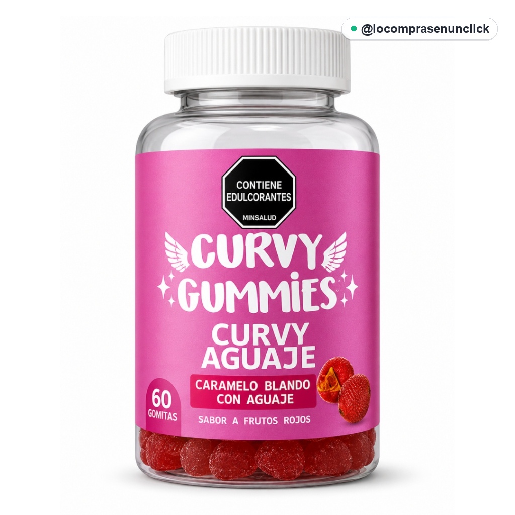 Gomitas de Aguaje Curvy Gummies Realce & Curvas Femeninas