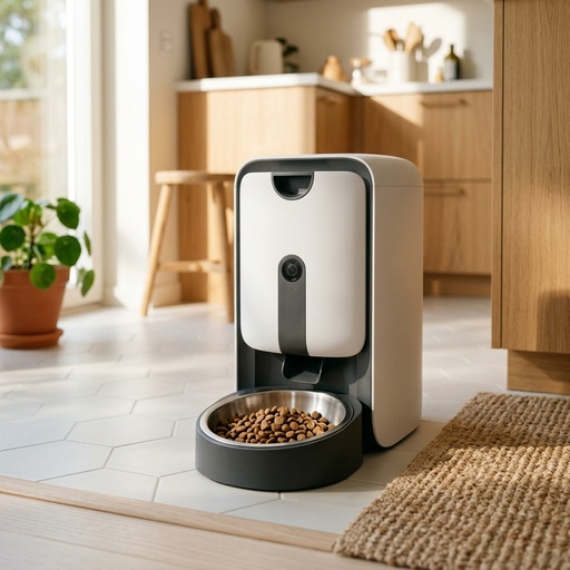 [MAS-005] Dispensador de Alimento WiFi con Cámara HD para Mascotas