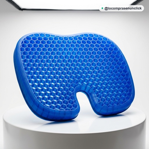 Cojín Asiento de Gel Ortopédico Panal de Abeja