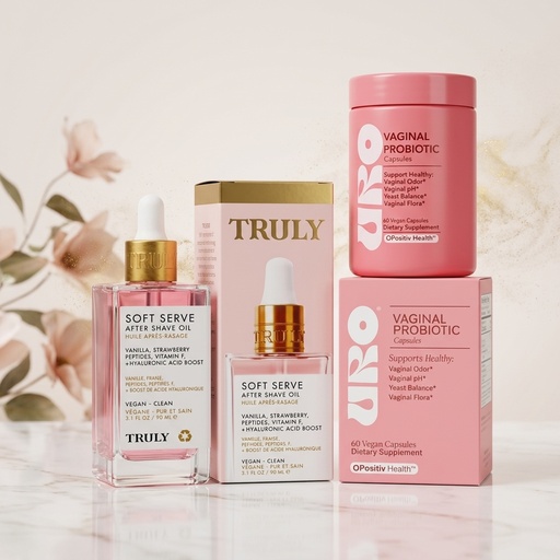 [SAL-004] Kit Cuidado Íntimo Femenino: Probióticos Vaginales URO + Aceite Truly Soft Serve