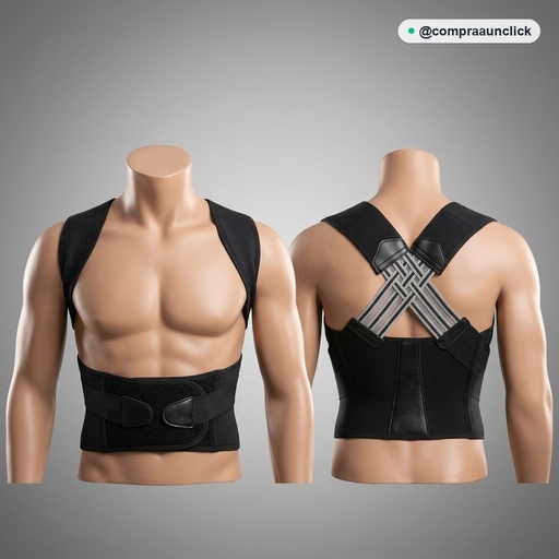 Faja Correctora de Postura y Soporte Lumbar Ergonómica